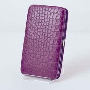 Purple Snap Case Wallet